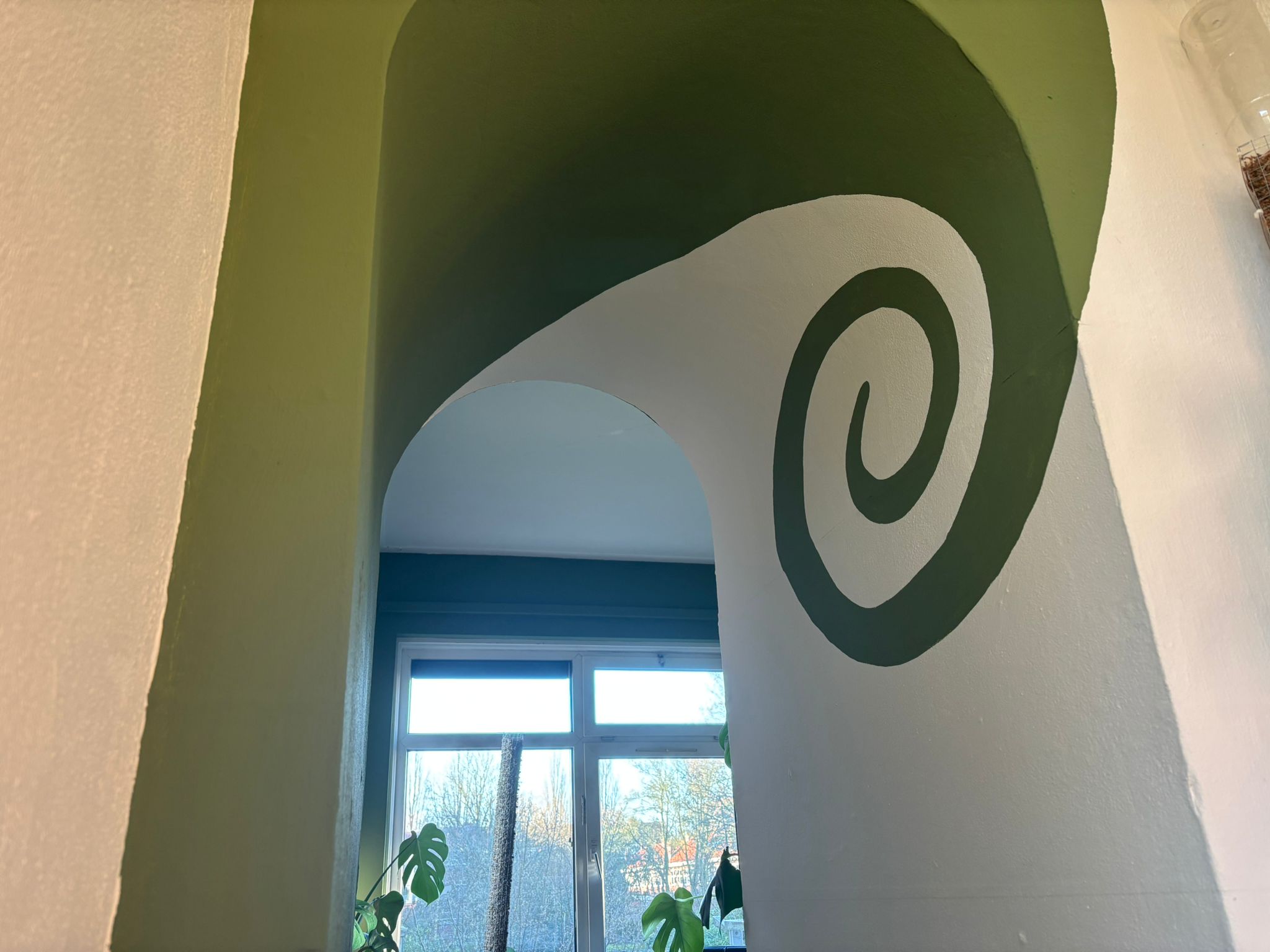 Decoratief schilderwerk woonkamer Groningen