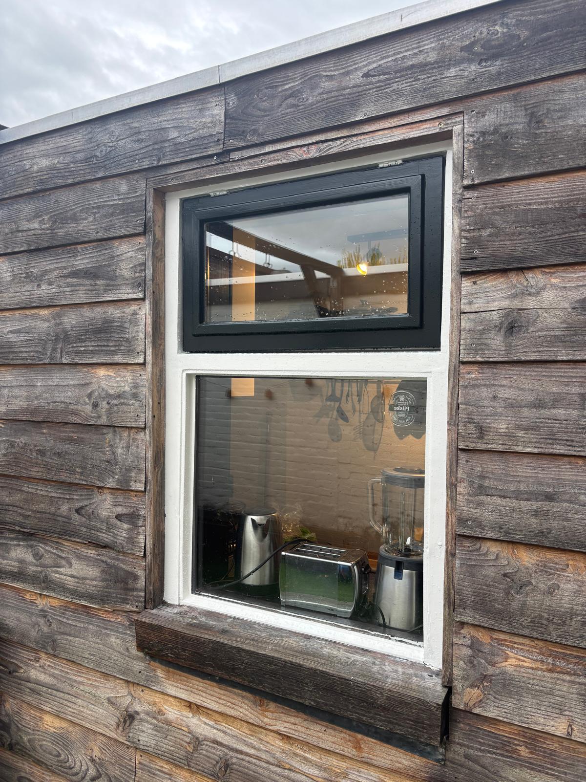 Frames painted - exterior painting Groningen - Stef werkt