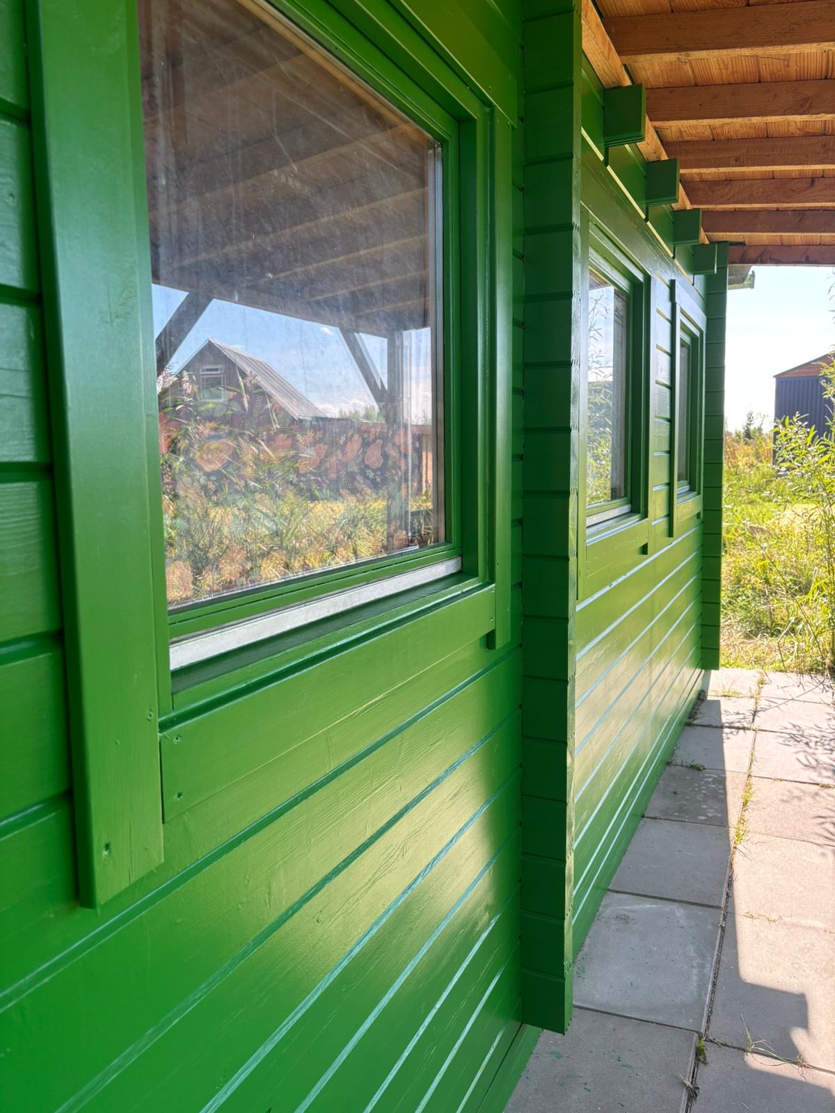 Buitenschilderwerk tinyhouse Groningen